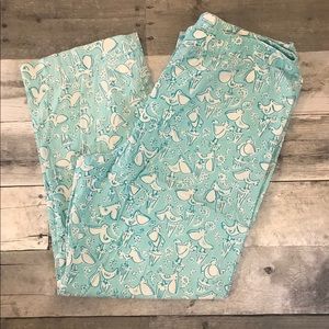 Lilly Pulitzer capris pelicans size 4